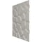 Ekena Millwork 19 5/8in. W x 19 5/8in. H Dublin EnduraWall Decorative 3D Wall Panel Covers 2.67 Sq. Ft. WP20X20DUBGL - alternate 3